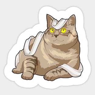 Cat with Toilet paper Sticker